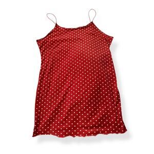 3/$20 NWOT SHEIN plus size red white polka dot bodycon mini dress SZ 3X 3XL